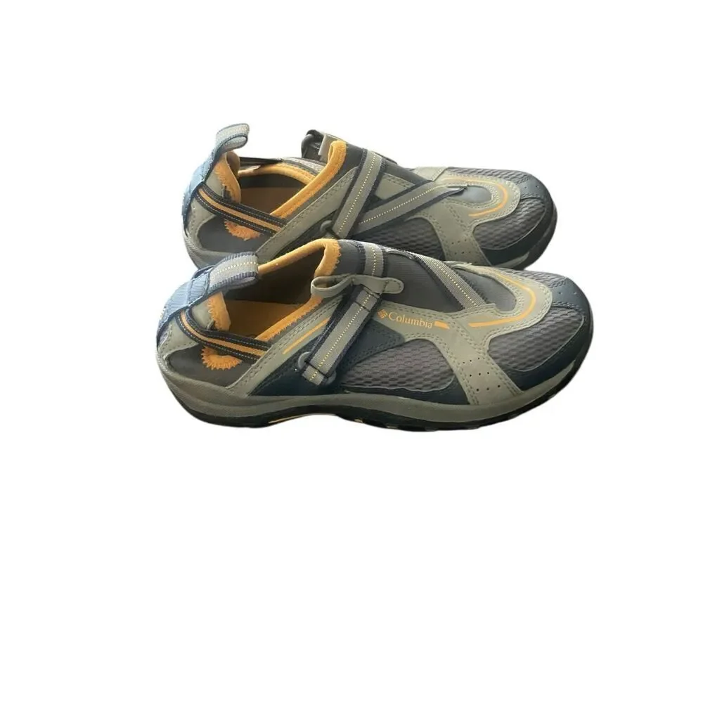 Columbia Kids Gray Waterproof Manta Ray Sport Omni Grip Sneaker Shoes Size 3.5